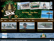 Tablet Screenshot of indojaxsurfschool.com